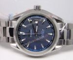 Copy Omega Seamaster Blue Face Stainless Steel watch